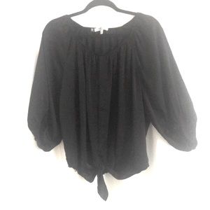 JLO black loose fit shirt